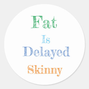 Rond Citation du jour Sticker