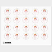 Rond Citrouille Unicorn | Sticker pour l'anniversaire (Feuille)