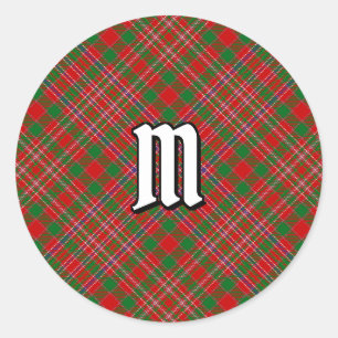 Rond Clan MacAlister Tartan Classic Round Sticker