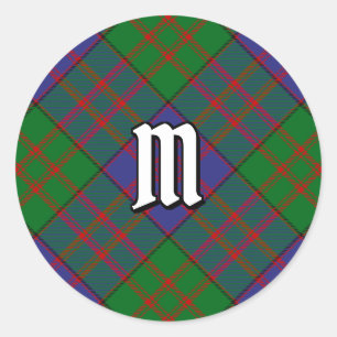 Rond Clan MacDonald Tartan Classic Round Sticker