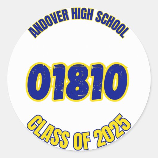 Rond Classe Andover de Sticker 2025 (Devant)