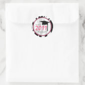 Rond Classe De Graduation De 2011 Sticker D'Impression  (Sac)