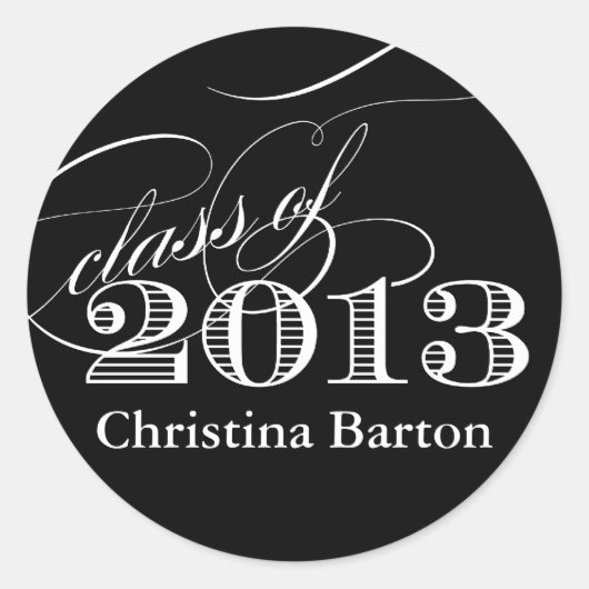 Rond Classe de Sticker 2013 - Customisez-le ! (Devant)