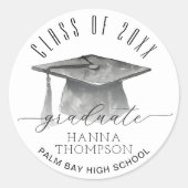 Rond Classe de Sticker de promotion 2025 (Devant)