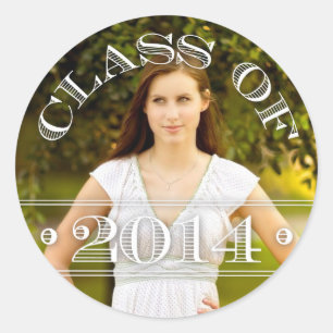 Rond Classe de Sticker Photo Graduation 2014