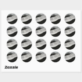 Rond Clavier Dans Sticker Space (Feuille)