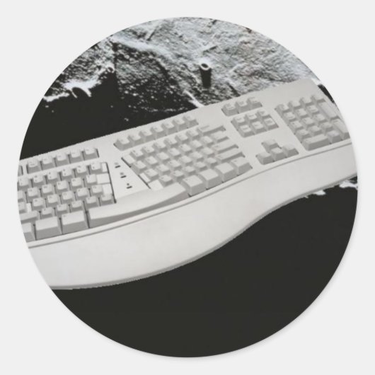 Rond Clavier Dans Sticker Space (Devant)