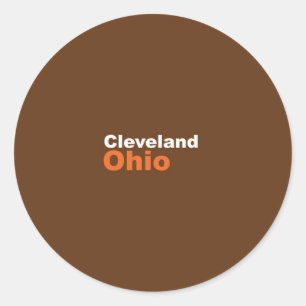 Rond Cleveland, Ohio Sticker