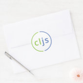 Rond ClojureScript Sticker (Enveloppe)