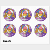 Rond CODE CUPCAKE - Sticker (Feuille)
