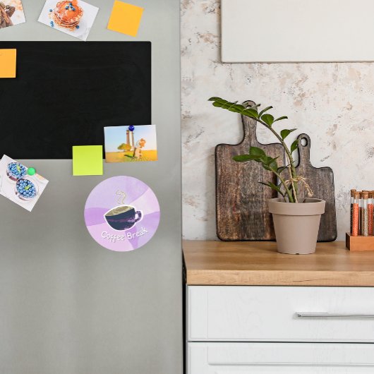 Rond Coffee Break Sticker