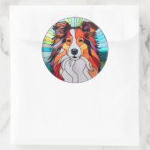 Rond Collie Chien Sticker Pack (Sac)