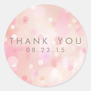 Rond Coloré Pastel Lights Bokeh Custom Sticker II