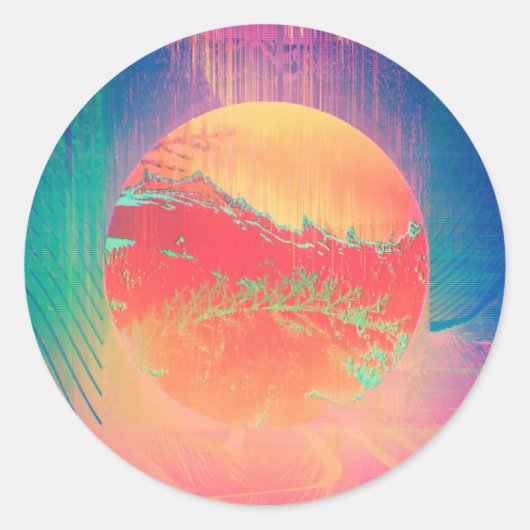 Rond Conception cool Sticker (Devant)
