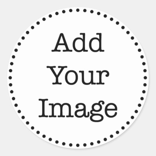 Rond Concevez votre propre Sticker personnalisé (Devant)