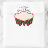 Rond conserves de fraise de la cuisine de sticker (Sac)