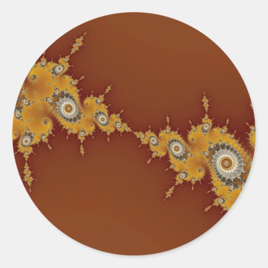 Rond Contour - Sticker fractal (Devant)