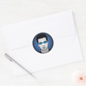 Rond Cool Chris Head Sticker (Enveloppe)