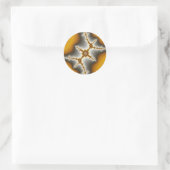 Rond Coquillages - Sticker Fractal (Sac)