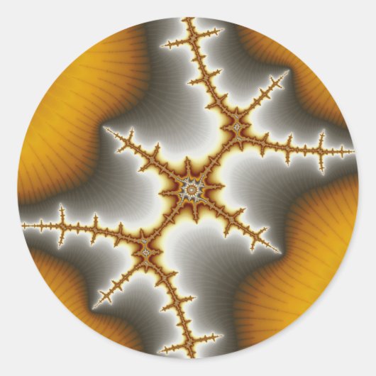 Rond Coquillages - Sticker Fractal (Devant)