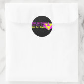 Rond Courbe point :) Sticker diamant (Sac)