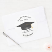 Rond Create Your Own Personalized Class Reunion Sticker (Enveloppe)