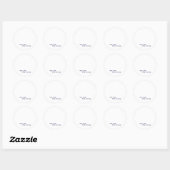 Rond Create Your Own Sticker (Feuille)
