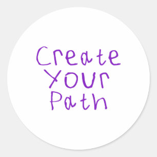 Rond Créer votre sticker de chemin1