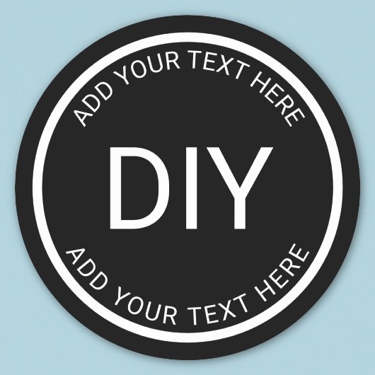 Rond Créez votre propre Sticker