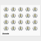 Rond Créez votre propre Sticker (Feuille)