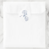 Rond Créez votre propre Sticker (Sac)