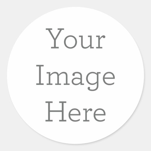 Rond Créez votre propre sticker d'image (Devant)
