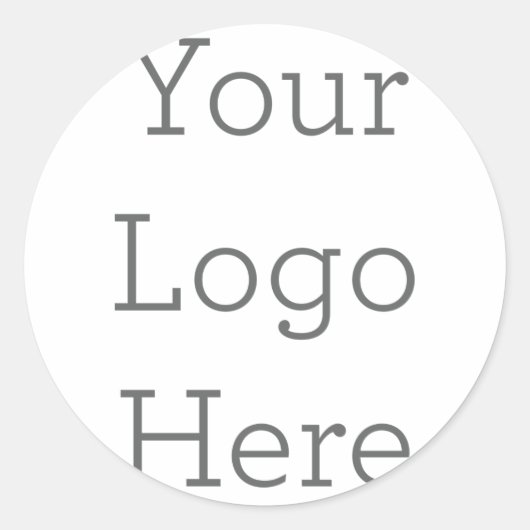Rond Créez votre propre Sticker Logo (Devant)