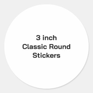 Rond Créez votre propre sticker mat de 3 pouces