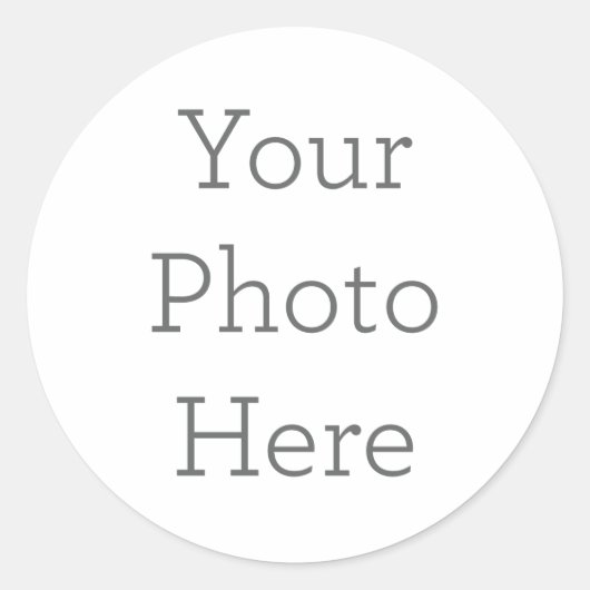 Rond Créez votre propre Sticker photo (Devant)