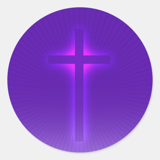 Rond Croix - Sticker chrétien (Devant)