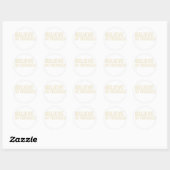 Rond Croyez En Vous - Sticker Motivationnel (Feuille)