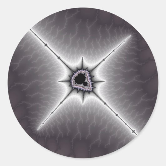 Rond Crucifix - Sticker fractal (Devant)