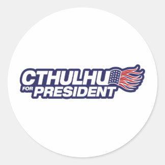 Rond Cthulhu pour Sticker Président
