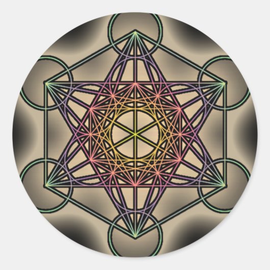 Rond Cube 2 de Metratron - Sticker (Devant)