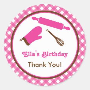 Rond Cuisine Anniversaire Favoriser Sticker