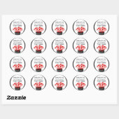 Rond Cuisine avec Sticker Amour (Feuille)