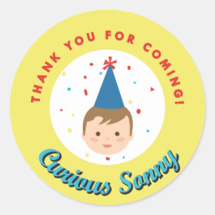 Rond Curieux Sonny Sticker