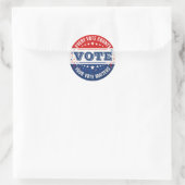 Rond Custom Vote Sticker (Sac)