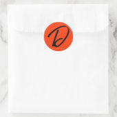 Rond D - Sticker (Sac)
