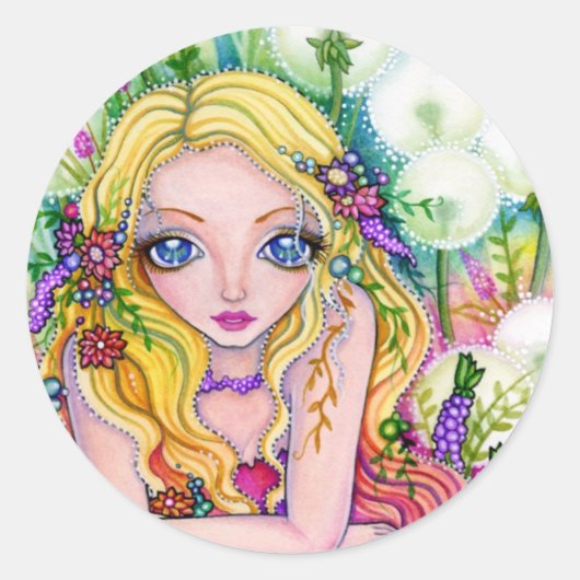 Rond Dandelion Fairy Kingdom - Sticker (Devant)