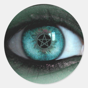 Rond Dans Un Sticker Oeil De Sorcière