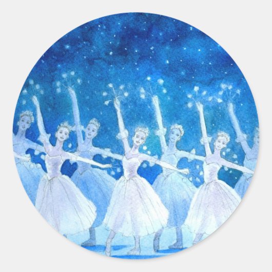 Rond Danse du Sticker Snowflakes (Devant)