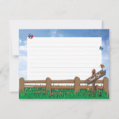 Rond de harten notitiekaartje (Achterkant)