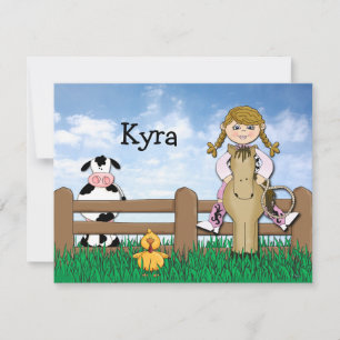 Rond de harten notitiekaartje